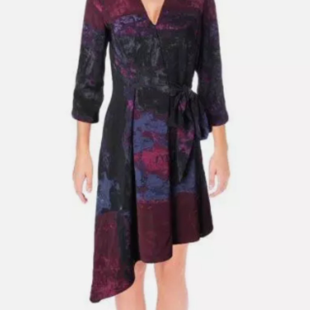 Rachel Rachel Roy Women Faux Wrap Asymmetrical